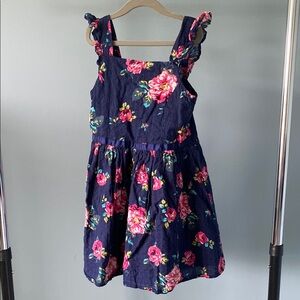 Zunie Pink and Red Flutter Sleeve Sundress